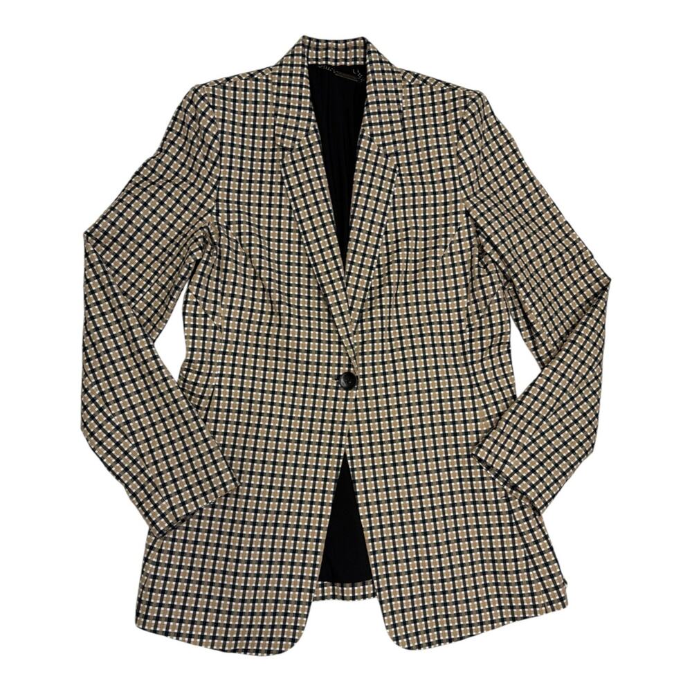 Elie Tahari Women's Plaid BREE Blazer & MARCIA Dress Pant Set Size 8 - Picture 2 of 8